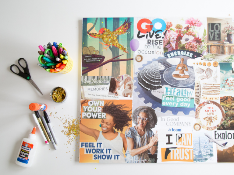 How to Create a Vision Board for Your Best Year Yet- Online and DIY Options Included